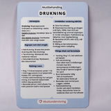 Flashcard review and management of drowning
