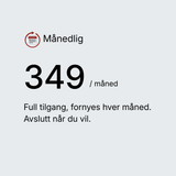 Månedsabonnement
